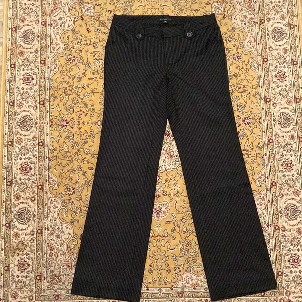 Banana Republic Martin fit wool pinstripe wide pants